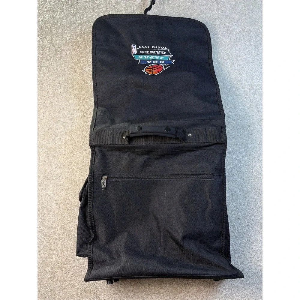 NBA Messenger Bag Large Black Japan Games Tokyo 1999 Vintage Laptop Case READ